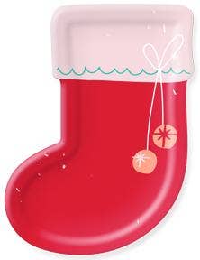 Christmas Stocking Plate