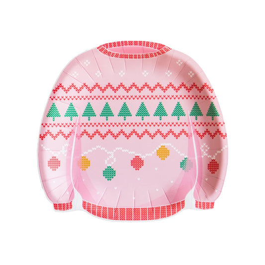 Ugly Holiday Sweater Medium Plates
