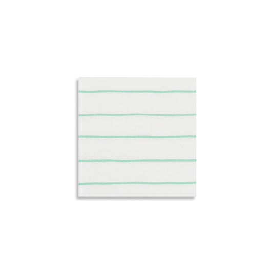 Frenchie Striped Small Napkins - Various Colors